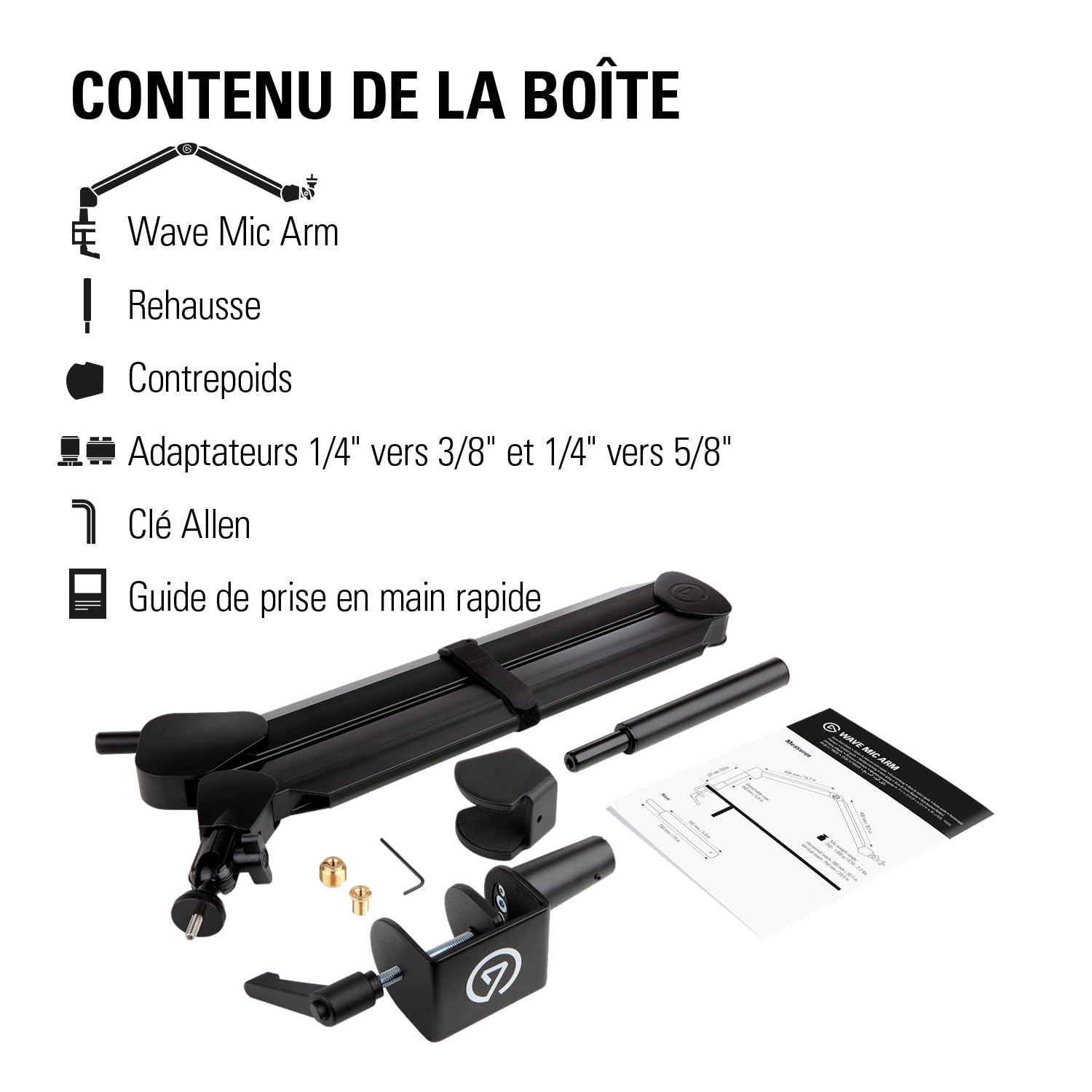 Elgato Wave Mic Arm - Premium Adjustable Broadcast Boom